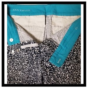 Ann Taylor Shorts - Ann Taylor Women's shorts size 12 Blue/White Ann Taylor Shorts - Ann Taylor Women's shorts size 12 Blue/White